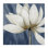 Art mural sur toile "White Lotus Petals" par Carol Robinson