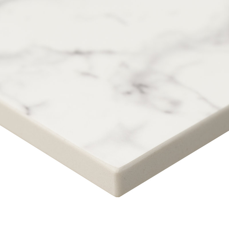 Calacatta Nowy Marble Bathroom Vanity Top with White Undermount Sink