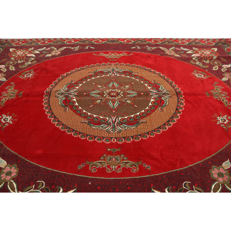 Tapis turc antique rouge vif pour décoration intérieure bohémienne et besoins en gros tribaux