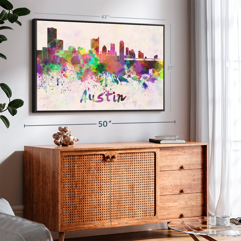 Austin Austin, impression sur toile, H 29 po x l 43 po