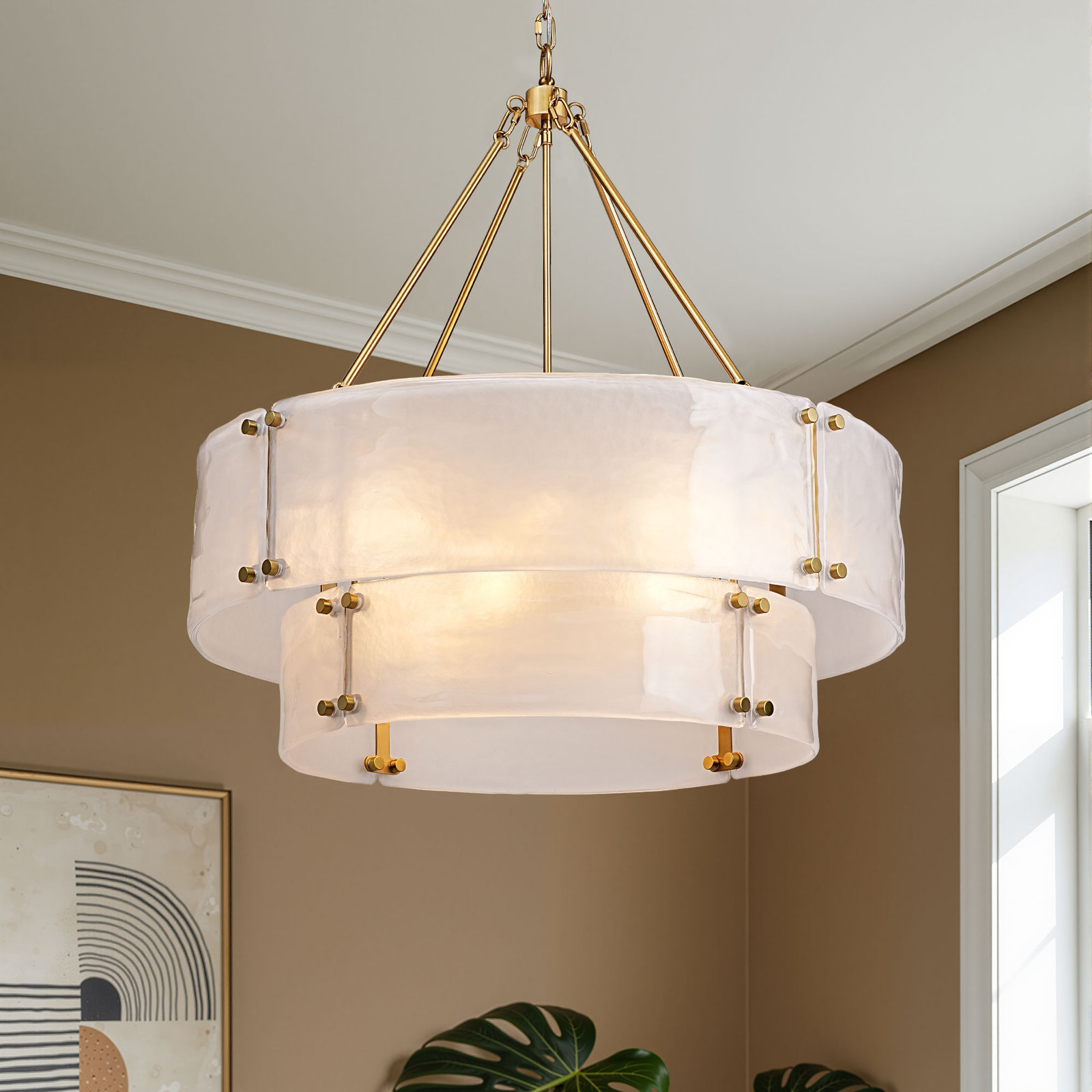 Nicola Iron 12-Light Chandelier