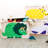 3 Sprouts Collapsible Toy Chest Storage Bin for Kids Playroom, Dinosaur