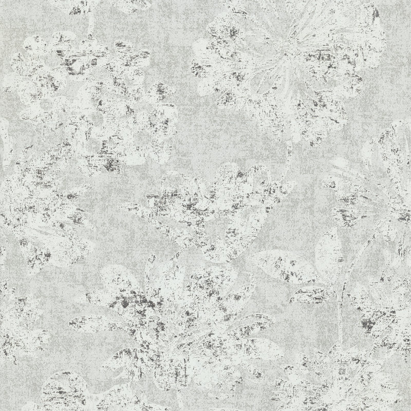 Rouleau de papier peint L 33 pi x l 20,9 po Lucie-Eve Kala, Gris