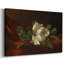 Martin Johnson Heade "Magnolia Grandiflora (Magnolia sur velours rouge)" - Art mural de qualité musée sur toile tendue-733509401