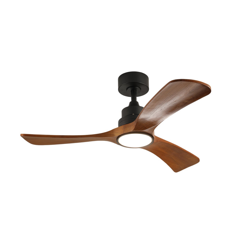 42" 3-Blade LED Standard Ceiling Fan with Remote Control and Light Kit for Living Room