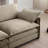 Oversized Modular Cushioned Sofa With Conversible Ottoman-106554202-115842505