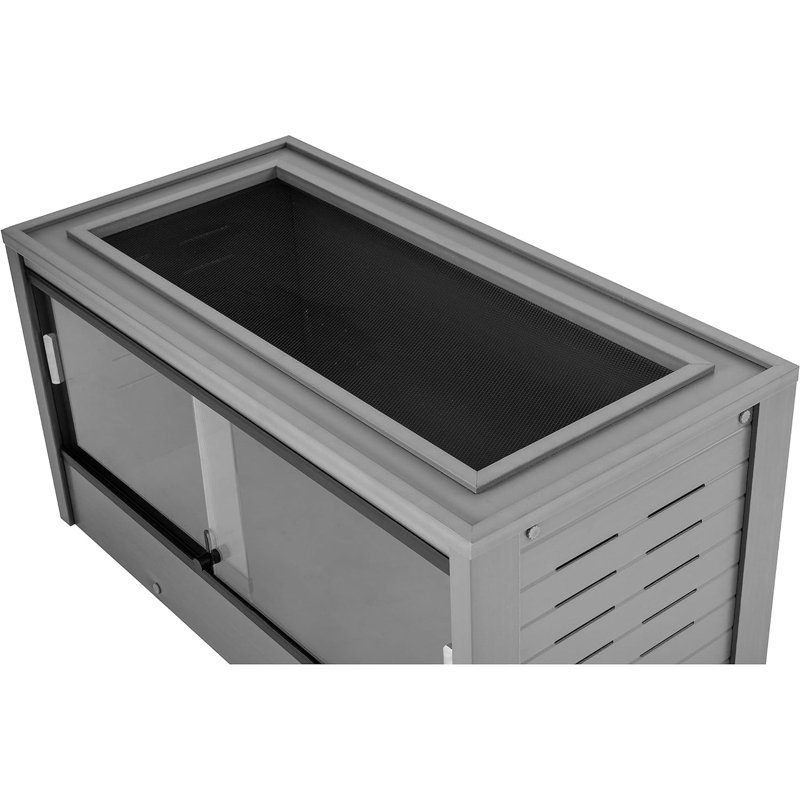 Terrarium EcoFlex, gris, H 18,2 po x l 36 po x P 18,2 po