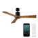 54" Aviator 3 - Blade Outdoor/Indoor Smart Propeller Ceiling Fan with Wall Control, Works With Alexa and iOS or Android App