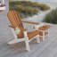 Chaise Adirondack pliante, blanc-1930660660