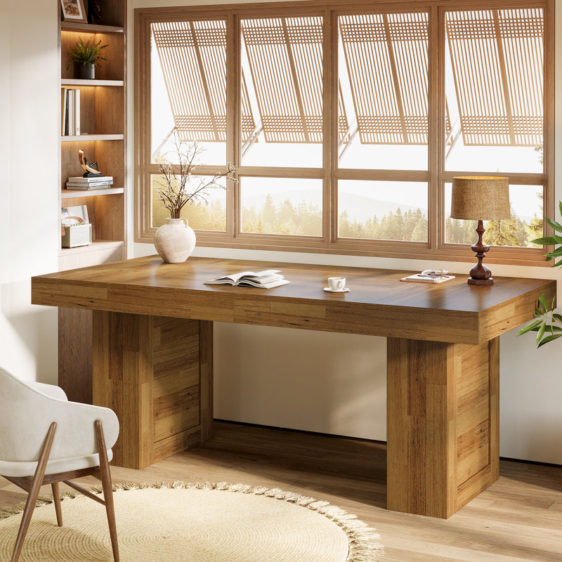 Bureau de direction 63 po Farmhouse, Noyer