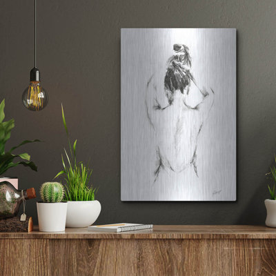 Red Barrel Studio® «Back Study 1» par Ethan Harper, art mural en métal