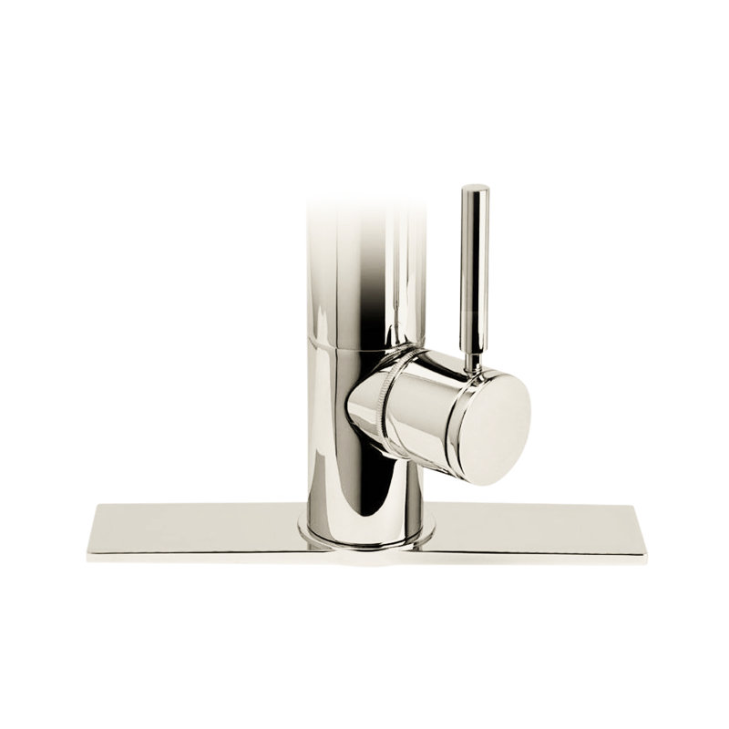 Contemporary 10" Escutcheon Plate, Polished Nickel
