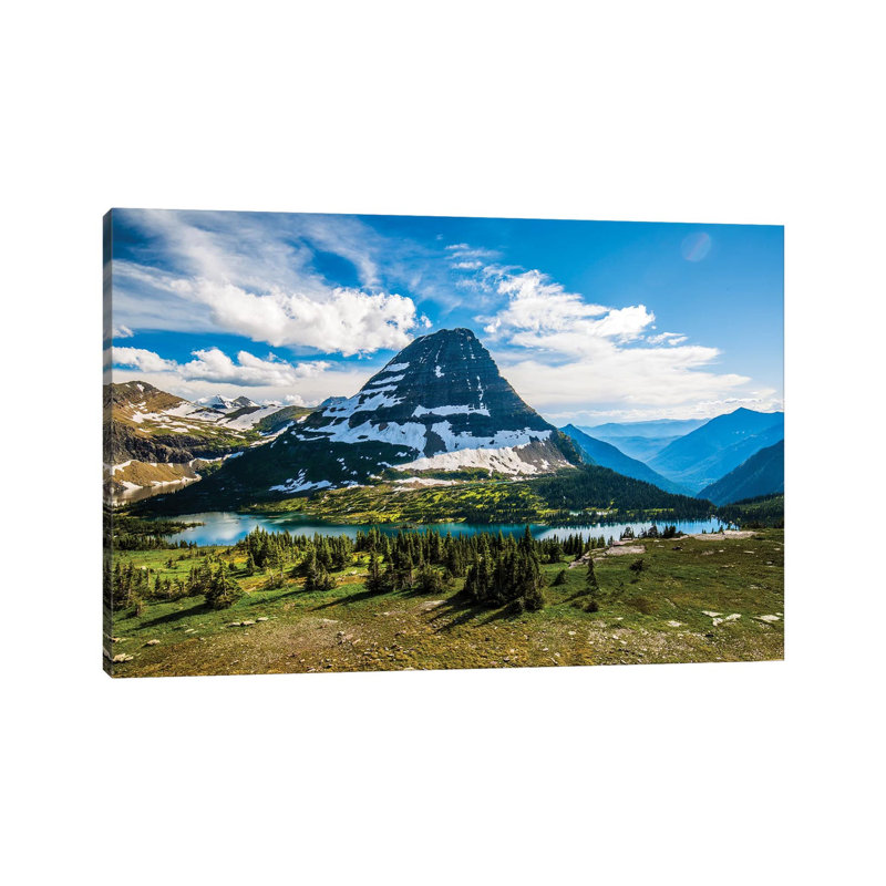 Hidden Lake, Glacier National Park, Montana - Giclée sur toile tendue avec châssis