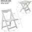 Ensemble de table de restaurant d'extérieur Winon L 19,68 po x l 15,75 po