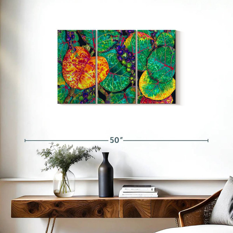 Harnek Seagrape, 20" H x 33" W