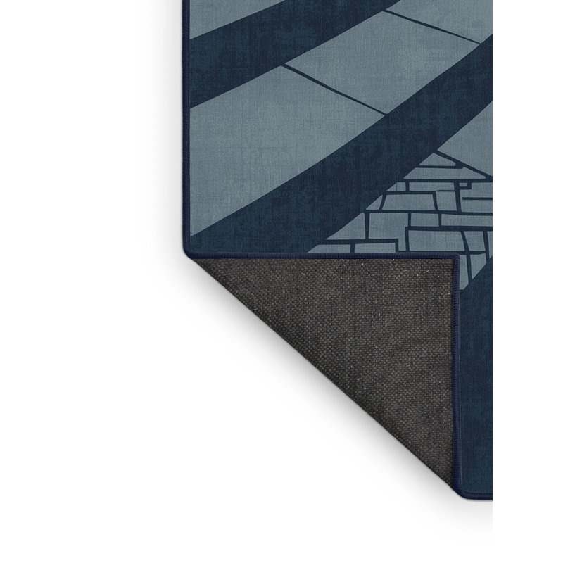 Tapis moelleux moelleux gris Fairbanks Varanasi Ghats, 3x5