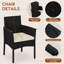 Outdoor Rattan Chairs and Side Table-1854214463