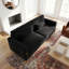 Canapé 3 places à structure solide en bois massif avec coussins de siège compressés, canapé rembourré moderne pour le salon-1750739767