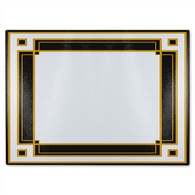 Art Deco Glass Chopping Board