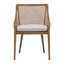Arcata Ash Upholstered Rattan Dining Chair