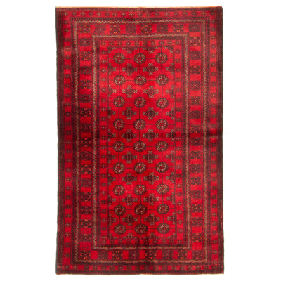 Teimani Red Rug 3'11" x 6'5"
