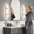 Brushed Nickel 4000K LED Wall Sconce Set of 2-687284100