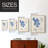Blue Marine Algae VIII Framed Print - Solid Wood-1694351005