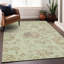 Tapis intérieur / extérieur en polyester tissé à la machine à motif d'aloès tissé à la machine Charysse-109576307