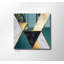 Élégante peinture décorative en verre trempé 23,6 po x 23,6 po | 100% verre trempé, épaisseur: 0,16 pouce | Parfait pour la décoration intérieure, le salon et le bureau | Pièce d'art moderne, durable et élégante-2056669018