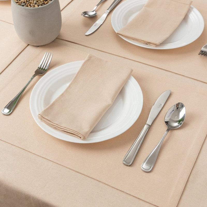 Serviette 100% coton Azalaya, Taupe