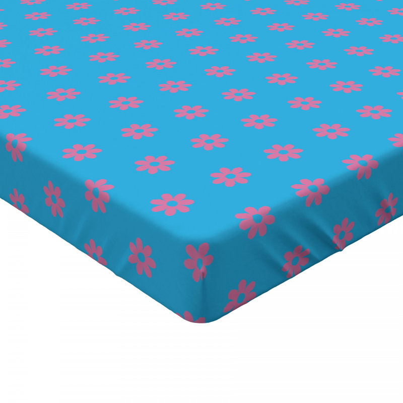 Microfiber Floral Fitted Sheet, Twin XL Fitted Sheet