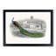 Admiring a Peacock - Framed Print-55683055-55683056
