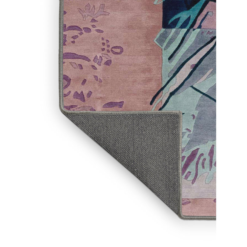 Mila-Lily Abstract Indoor Rug, Rectangle 2' x 5'