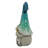 17"H Speak No Evil Gnome with Turquoise Hat Statue