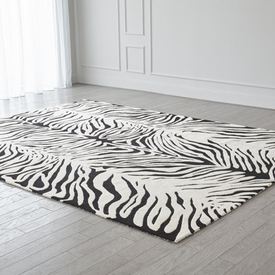 Wool Animal Print Rug
