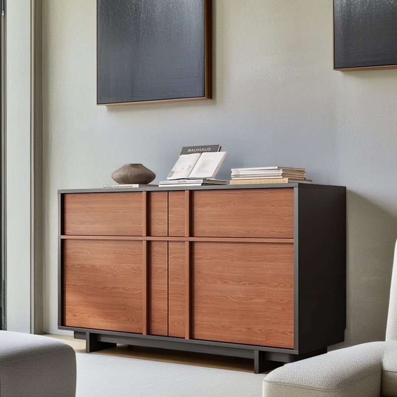 Vitrine Medimal Minimalist, Noir, H 35,43 po x l 47,24 po x P 15,75 po