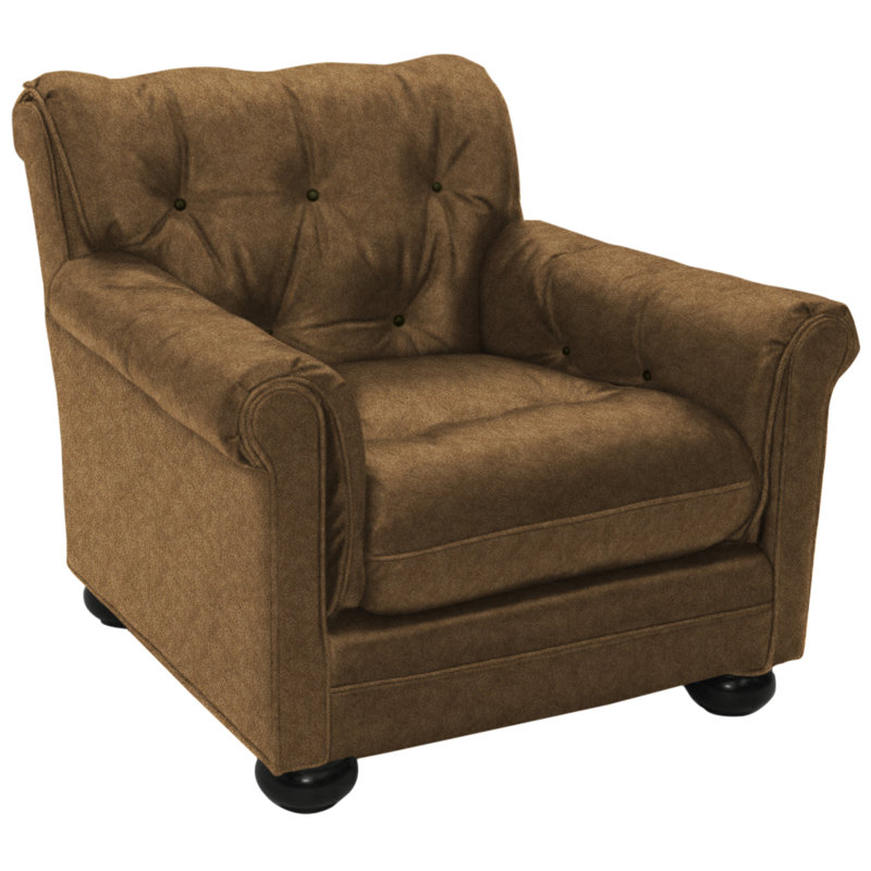 Armchair, Bella Black Performance Velvet, Brushy Bayou