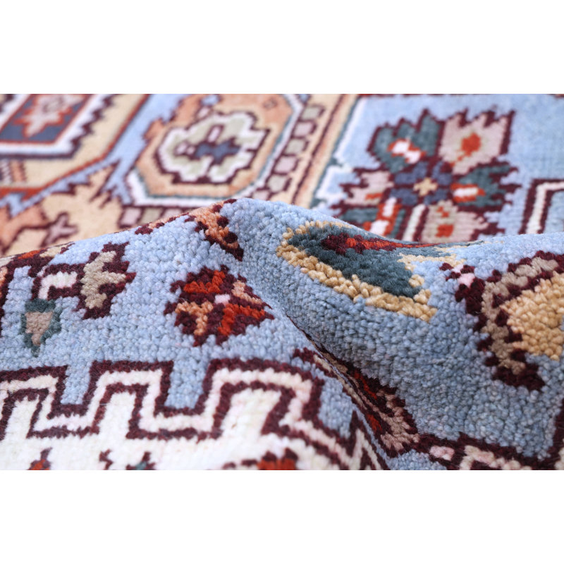 Tapis bleu Serapi Heritage 7 pi 11 po x 9 pi 10 po
