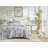 Premium Cotton King Bedding Sets, Botanical Sateen For Home Elegance