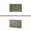 Console l 47 po, buffet, buffet avec tablettes et portes d'armoire
