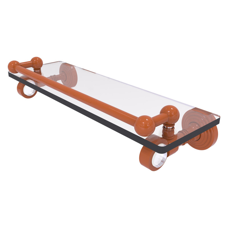 Tablette flottante Pacific Grove, H 3,5 po x l 16 po x P 5,5 po, Vert écume de mer