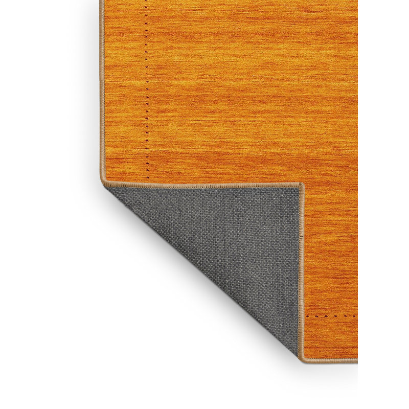 Tapis abstrait orange, Rectangle 4 pi x 6 pi
