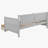 Doubler bed with two storage drawers-918488069