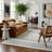 Rug Branch Maris 5' x 7' (5'3" x 7'1") Cream/Blue Striped Indoor Area Rug, Contemporary, Low Pile, Stain-Resistant Carpet - Living Room, Bedroom, Dining Room, and Kitchen-157739933