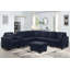 Canapé modulaire, bleu foncé-327174645