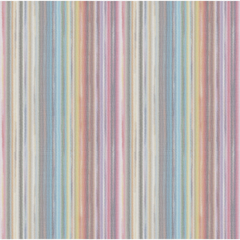 Papier peint adhésif rayé Sunset, Mauve