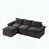 Gris foncé-3Seat-1Ottman