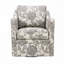 Chaise rembourrée en polyester avec base ronde