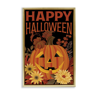 Cadre flottant Happy Halloween