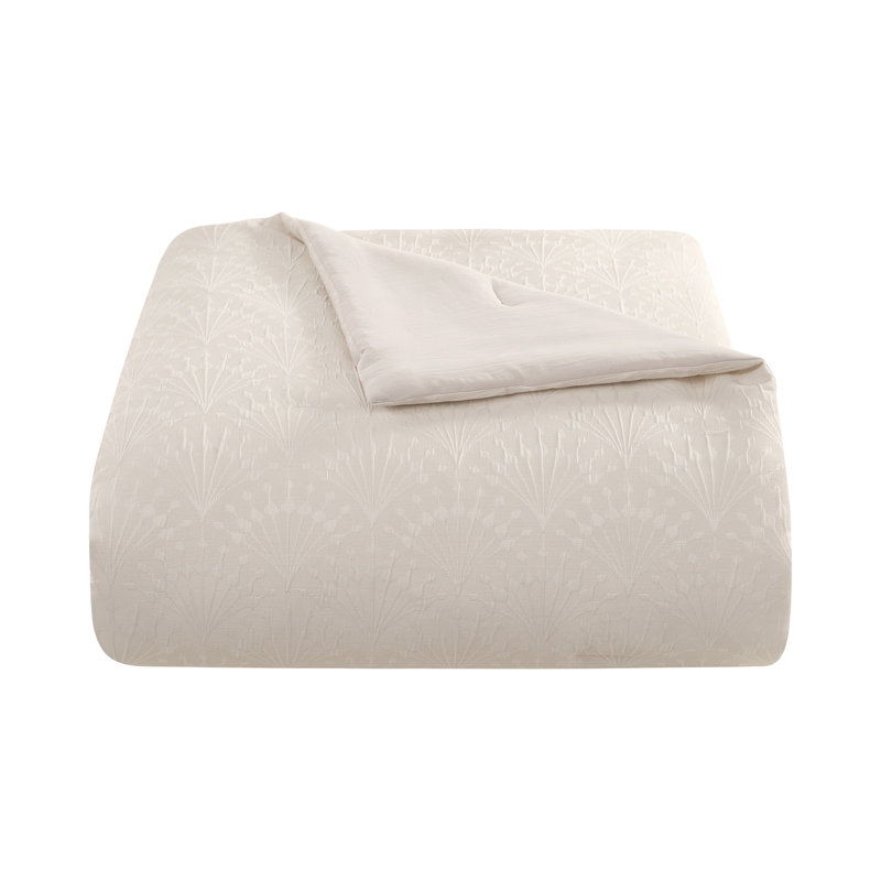 Ensemble d'édredon 4 pièces Bryn, Queen Comforter + 4 of Additional Pieces Included, White Arc
